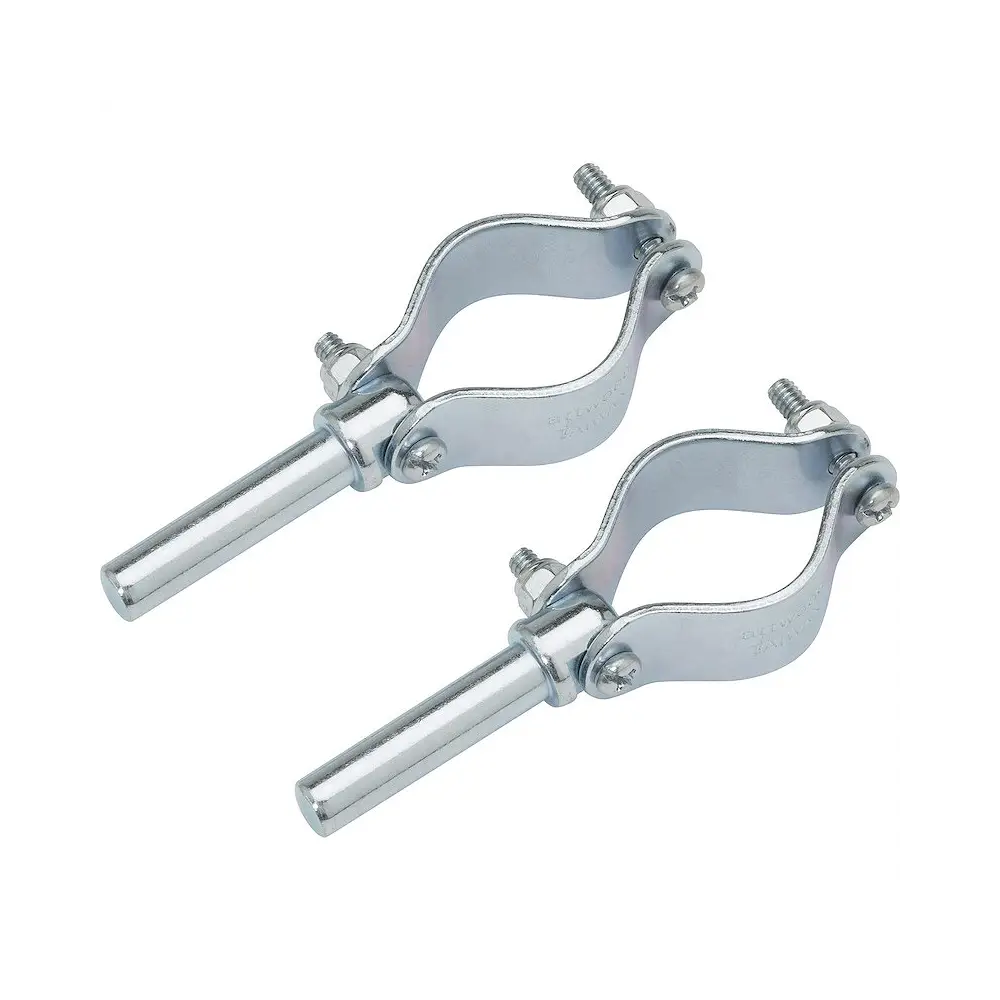 Oarlock - W/ Mounting Hardware - For 7/8" To 1.5" Diam Oars - Zinc Plated Steel - ATT9146-3